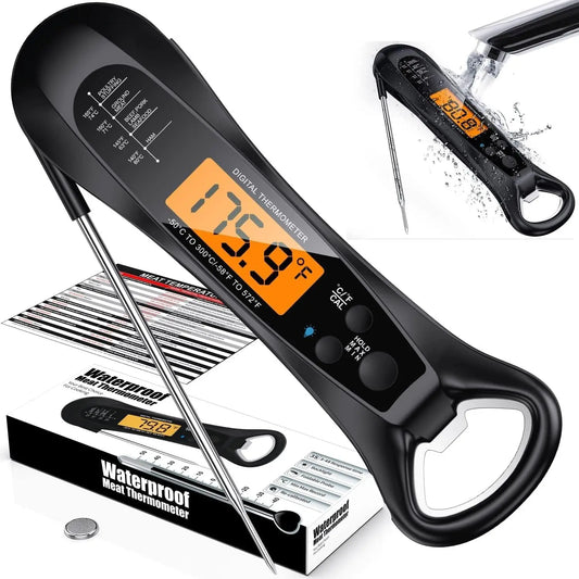 Instant Read Meat Thermometer - Digital Food Thermometer